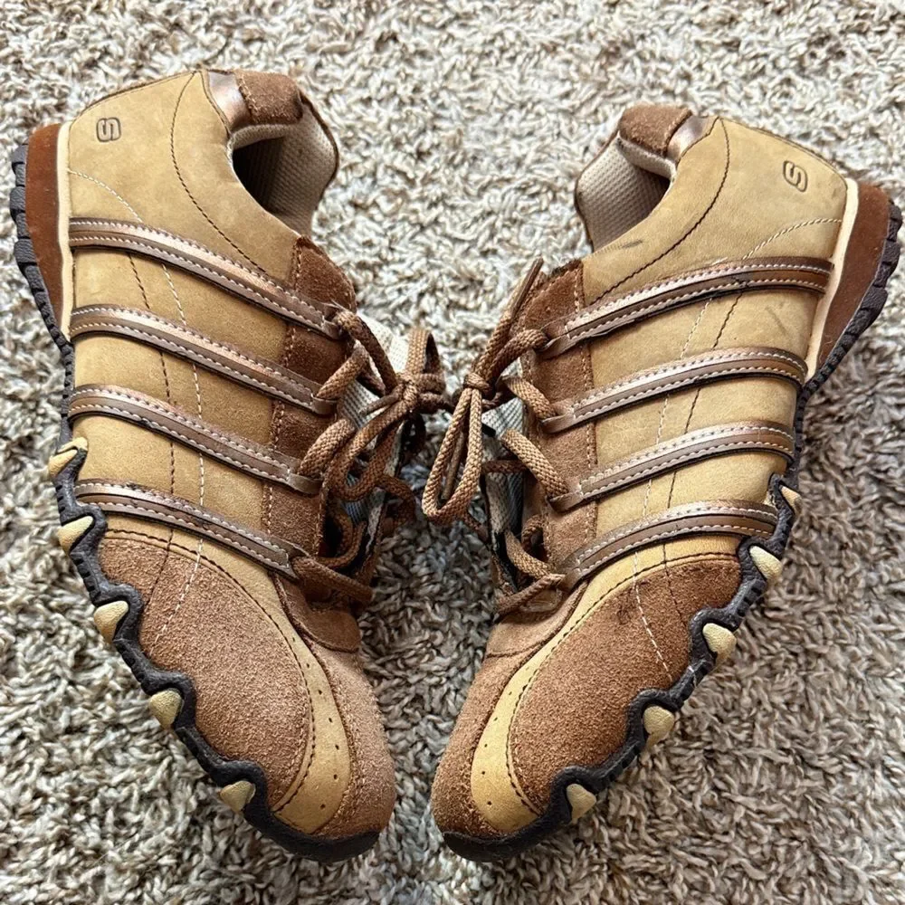 Skechers Taupe Brown Sneakers